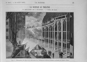 Figure 8 : Le dispositif technique pour la chevauchée des Walkyries, l’Opéra de Paris, 1893.