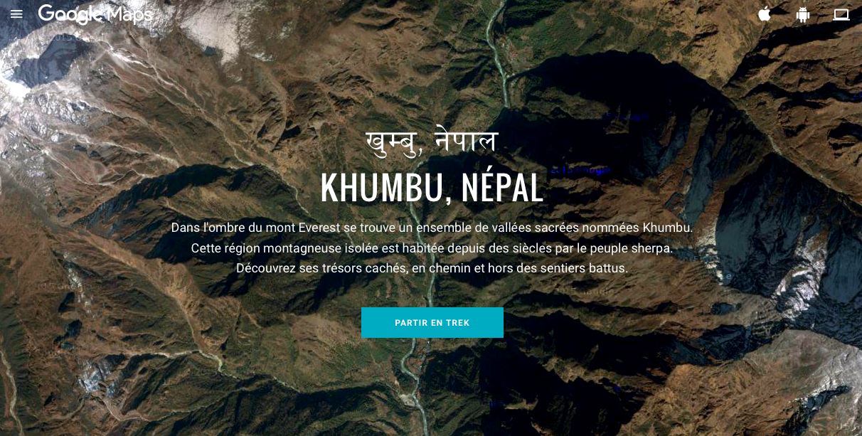 Street View Trek au Népal