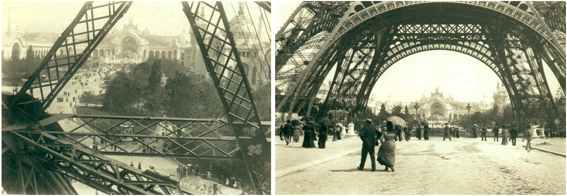 La tour Eiffel en 1900 (Émile-Zola et Massin 1979) © Tous droits réservés.  Contrairement au Zola romancier, le Zola photographe - le dernier Zola - laisse derrière lui un grand nombre de vues de la tour Eiffel.