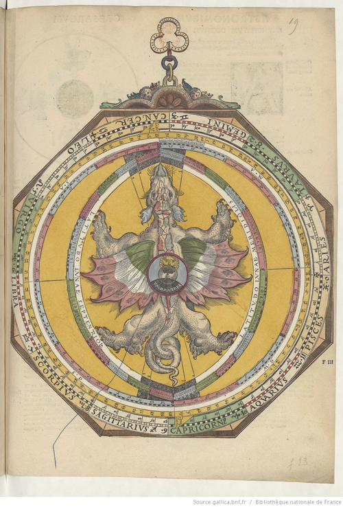 Astronomicum Caesareum, Apianus Peter, 1532, p. 51