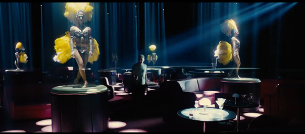 Image tirée de Blade Runner 2049 (Denis Villeneuve, 2017). ©Sony Pictures, 2018. BUF compagnie a participé à la création des VFX de plusieurs séquences du film, dont celle des hologrammes « défectueux » de la Holofunhouse de Las Vegas. BUF a gagné un Oscar des meilleurs effets visuels pour Blade Runner 2049 avec les autres sociétés qui ont oeuvré à la conception des nombreux effets du film.