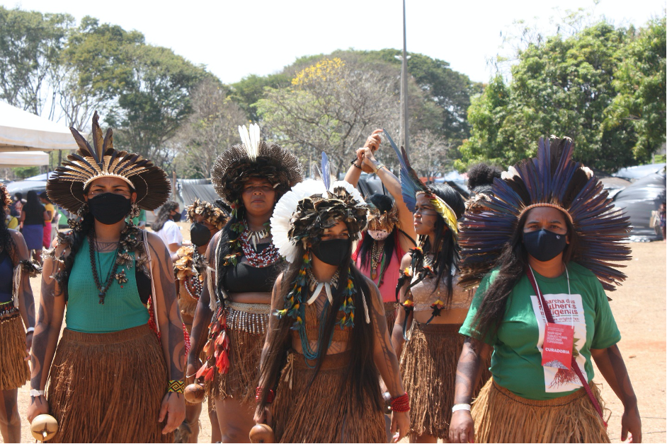 2e Marche des Femmes Indigènes. Brasília, 2021