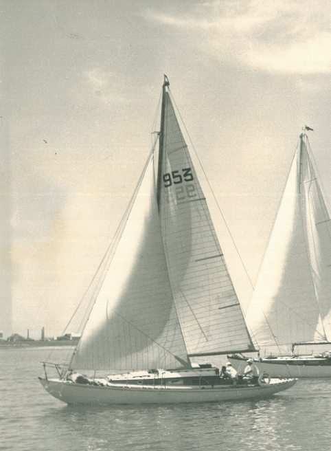 Regata de La Rochelle, em 1957. Foto: J. Dupuy