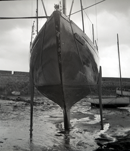 Ancoradouro do antigo porto de Roscoff, por volta de 1981. Foto: J. Cosson